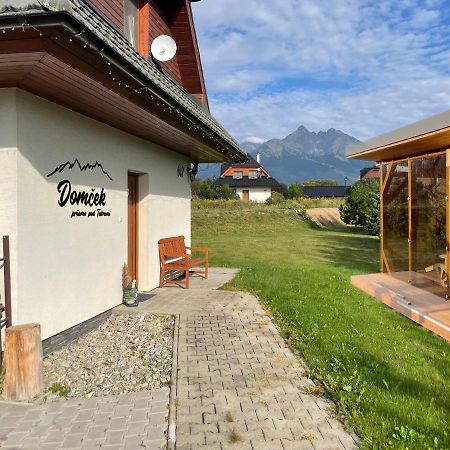 Domcek & Sauna Garden Stará Lesná Kültér fotó