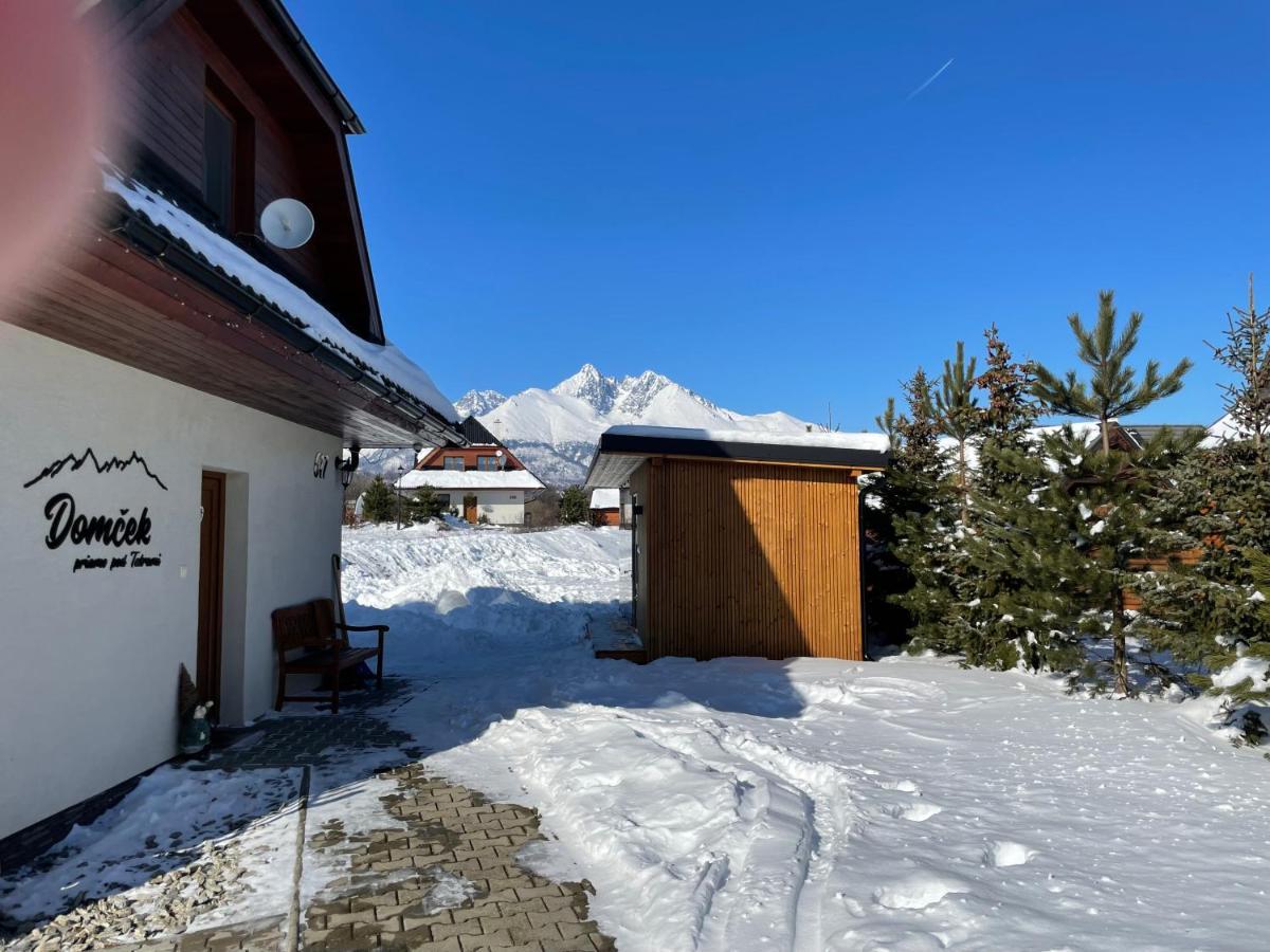 Domcek & Sauna Garden Stará Lesná Kültér fotó