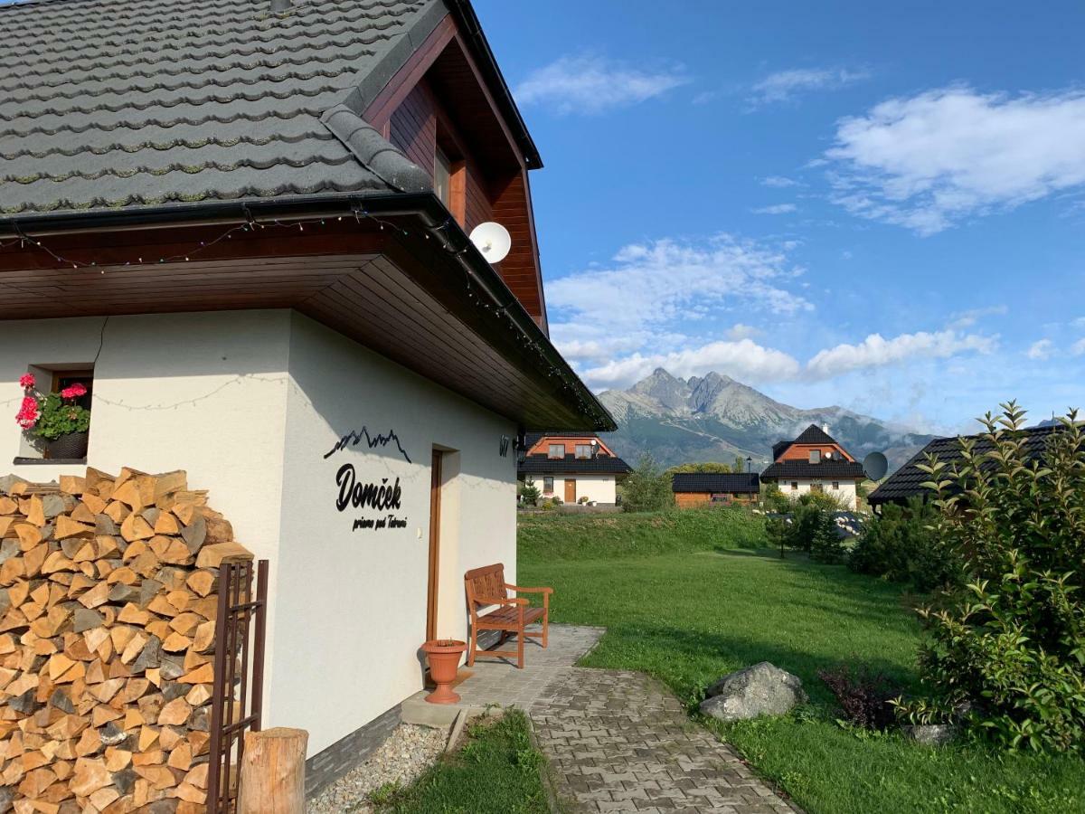 Domcek & Sauna Garden Stará Lesná Kültér fotó